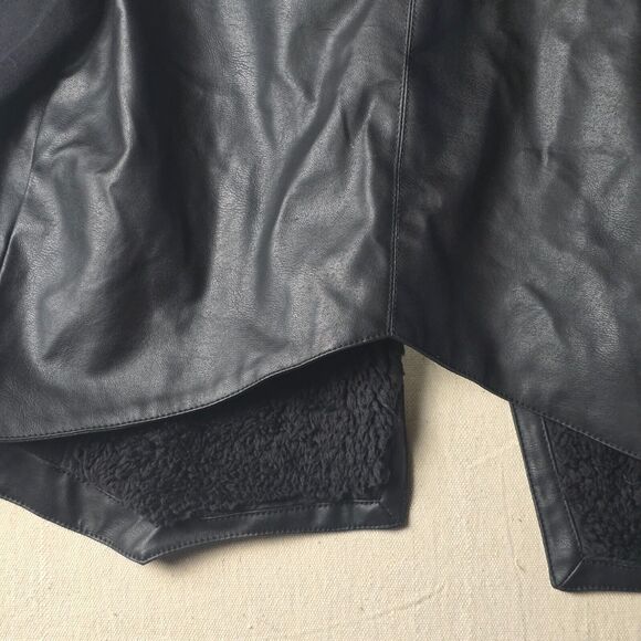 Jack Black Faux Leather Zip-Up Jacket | Women’s Size Small | Stylish Moto Jacket - Picture 12 of 15